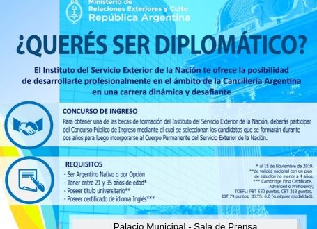 Arriba 101+ imagen carrera diplomatica argentina